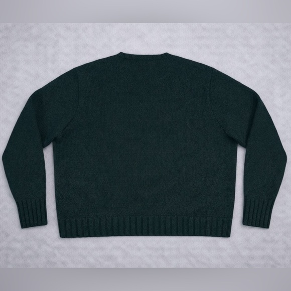 VINTAGE 2001 Polo Ralph Lauren Hunting Dog Labrador Retriever Wool Sweater flaws - Picture 2 of 3